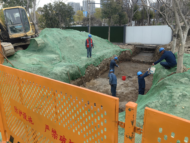春节不停工 杭州大会展中心电力接入外线工程建设忙