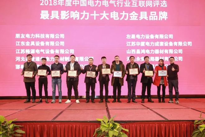 2018年度中国电力电气行业“电力金具十大品牌”榜单在南京揭晓!(图2) 2018年度中国电力电气行业“电力金具十大品牌”榜单在南京揭晓!(图2)