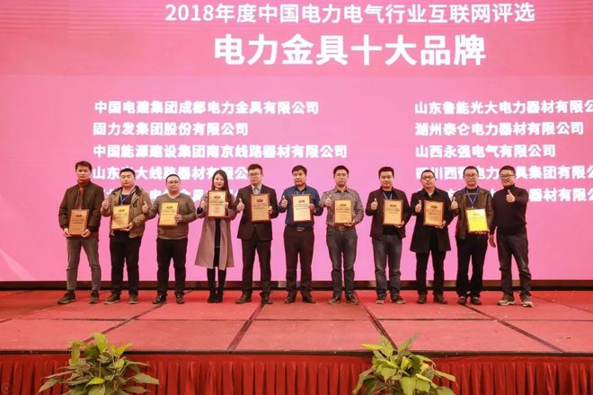 2018年度中国电力电气行业“电力金具十大品牌”榜单在南京揭晓！