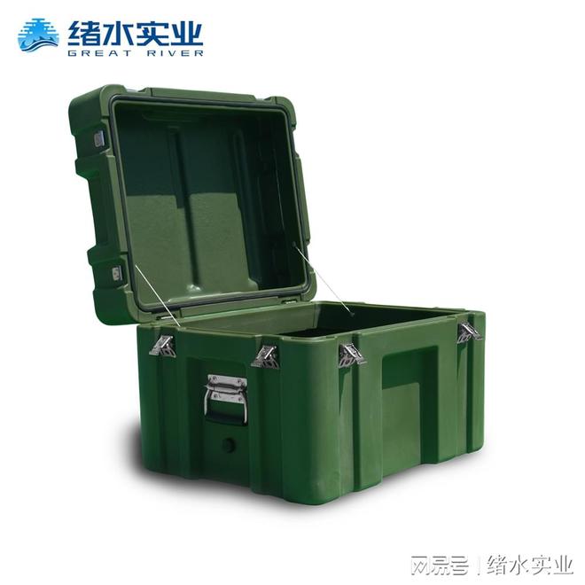 绪水实业600×500×450滚塑箱：不锈钢把手彰显品质之选