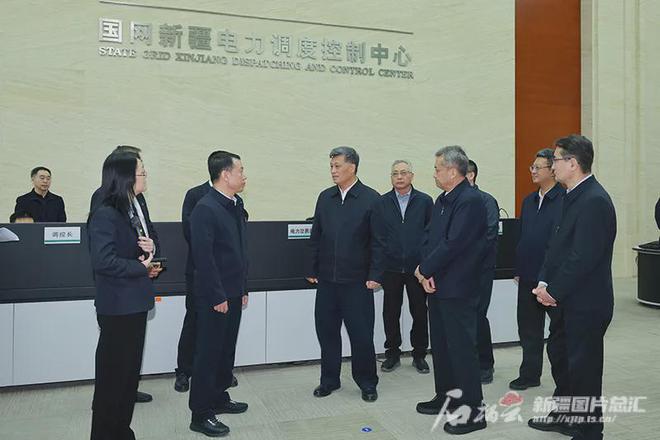 马兴瑞深入华电集团和国家电网驻疆企业调研
