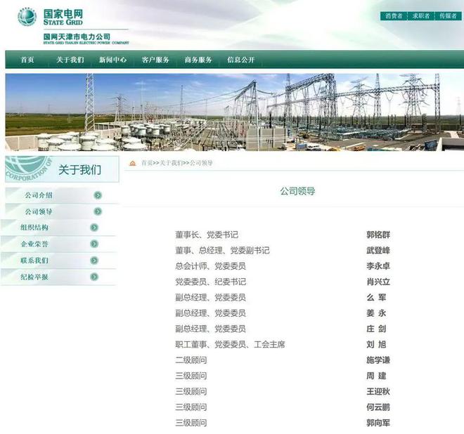 国网天津总经理调整